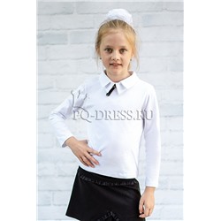Блузка школьная, арт.891, цвет белый