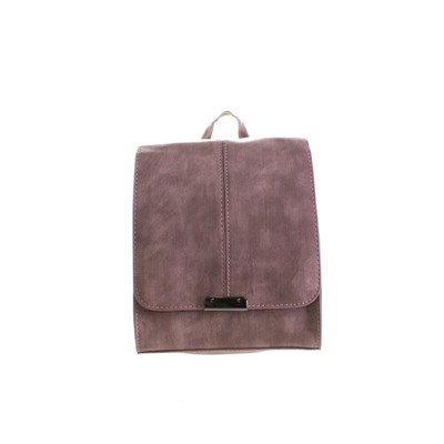 Миниатюрная сумка-рюкзачок Titanium из эко-кожи светло-пурпурного цвета.
