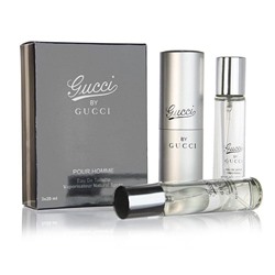 Туалетная вода 3*20 мл Gucci Gucci By Gucci Pour Homme