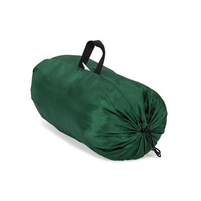 Спальный мешок туристический с подголовником СП-3 (таф+бязь) (220х70 см) зеленый