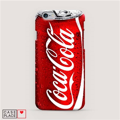 Пластиковый чехол Кока Кола на iPhone 6