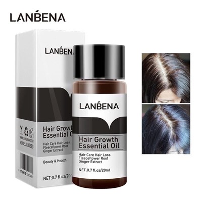 МАСЛО ДЛЯ РОСТА ВОЛОС Lanbena Hair Growth Essential Oil