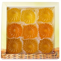 Мармелад желейный формовой на фруктозе «С апельсином, грейпфрутом,  лимоном» 300 гр