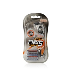 Станок Bic Flex 5 HYBRID (станок + 2 кассеты)