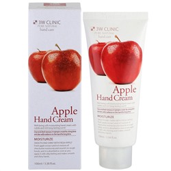 Крем для рук с экстрактом яблока Apple Hand Cream 3W CLINIC 100 мл