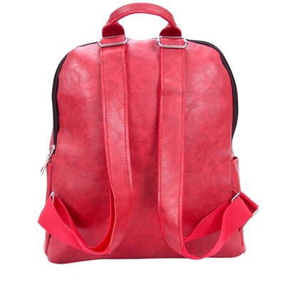 Рюкзак женский красный р-р 23х35х12 арт RM-25