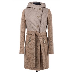 Пальто женское утепленное (пояс) "Amalgama"