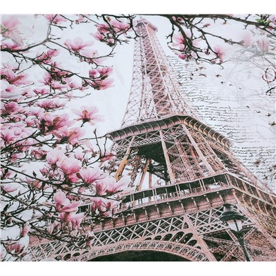 Покрывало стеганое из сатина Весна в Париже Текс-Дизайн