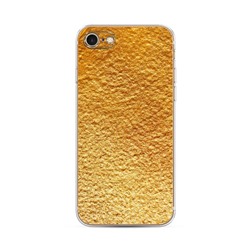 Силиконовый чехол Желтый песок на iPhone 8