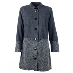 Женское пальто воротник-стойка 249252 размер 50, 52, 54, 56