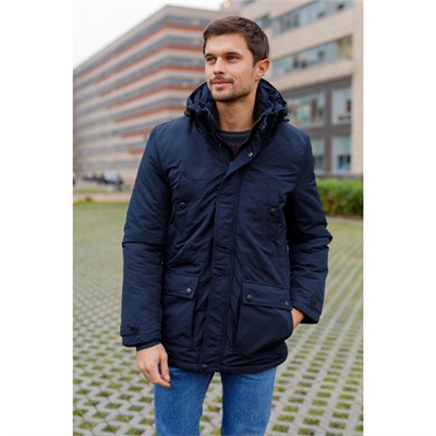 Мужская зимняя куртка 92500-2 темно-синяя