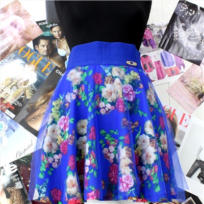 Размер 40. Стильная подростковая юбка Maite_Rolans цвета темного индиго.