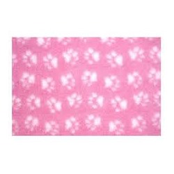 ProFleece коврик меховой 1х1,6м розовый/белый