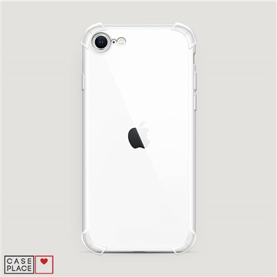 Противоударный силиконовый чехол Прозрачный на iPhone SE 2020