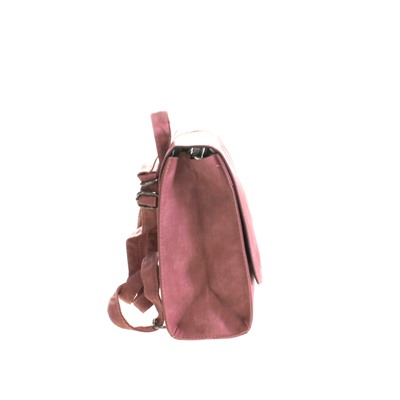 Миниатюрная сумка-рюкзачок Titanium из эко-кожи цвета розовой пудры.