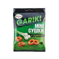 Сушки фасованные GARIKI с Луком (Гарики) 60г/18шт мини сушки