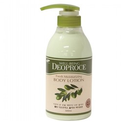 Лосьон для тела, Олива Deoproce Well-Being Fresh Moisturizing Olive Body Lotion Olive 500 мл №1261