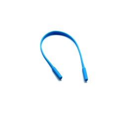 Шнурок-резинка для очков детский (20 см) голубой