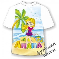 Детская футболка Анапа на пляже
