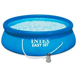 Бассейн надувной Easy Set, 396 х 84 см, фильтр-насос, 28142 INTEX