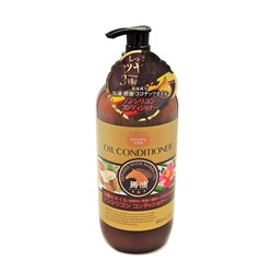 JP/ Deve 3 Natural Oils Conditioner (Horse Oil/Camellia Oil/Coconut Oil) Кондиционер для волос "3 вида масел", 480мл