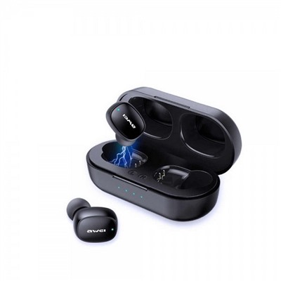 Наушники беспроводные Awei T13 Sports Earbuds Black арт c2528