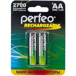Аккумулятор Perfeo R06-2BL (AA) 2700 mah {Китай}