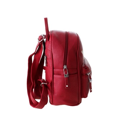 Стильный женский рюкзак Flort_Losterine из эко-кожи цвета спелой вишни.