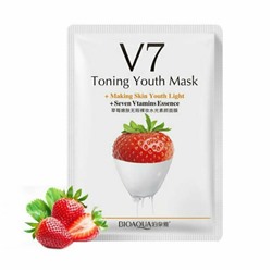Витаминная маска V7 с экстрактом клубники BIOAQUA