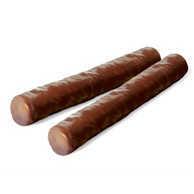 Трубочки вафельные с шоколадно-ореховым вкусом (в глазури)  КВ138