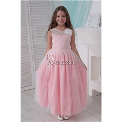 Платье нарядное для девочки "Камилла", цвет розовый
