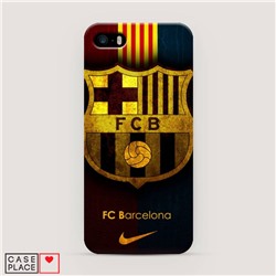 Пластиковый чехол ФК Барселона на iPhone 5/5S/SE