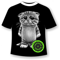 Детская футболка Котенок 667 (В)