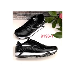 Мужские кроссовки 9196-1 черно-белые