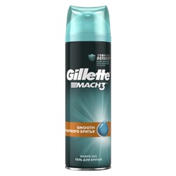 Гель д/б Gillette MACH 3 Sensitive 200мл.