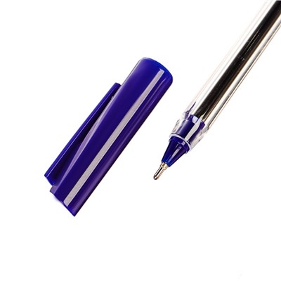 Ручка шариковая «Стамм», узел 0.7 мм, тонкое письмо, одноразовая, чернила синие