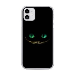Силиконовый чехол Зеленоглазый чеширский кот на iPhone 11