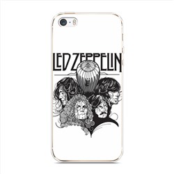 Силиконовый чехол Led Zeppelin 4 на iPhone 5/5S/SE