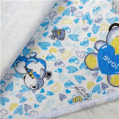 Одеяло-покрывало Карапуз голубой Арт Дизайн