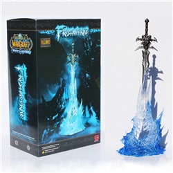 Коллекционная фигурка World of Warcraft, меч Фростморн на базе с подсветкой