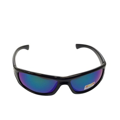 См. описание. Стильные мужские очки Stromae в чёрной оправе с синими линзами хамелеонами.