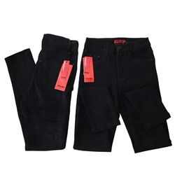 Размер 28. Рост 165-170. Трендовые женские джинсы Pantiak из стрейч материала черного цвета.