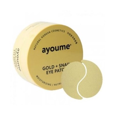 AYOUME Eye Patch Gold+Snail Патчи д/кожи вокруг глаз "Золото+Улитка", 60шт