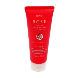 JP/ Deve Rose Facial Cleansing Foam Пенка для умывания "Роза", 130гр