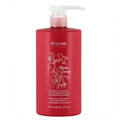 Шампунь с биотином для укрепления и стимуляции роста волос Kapous Fragrance free