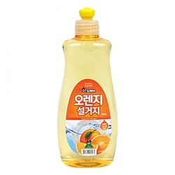 SANDOKKAEBI Средство д/мытья посуды,500г "Апельсин"/пл. бутылка