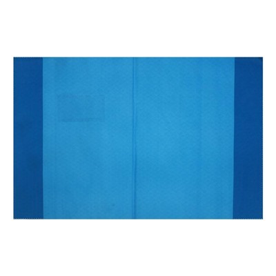 Обложка для тетрадей и дневников, 355 х 213 мм, плотность 110 мкр, с кармашком, синяя
