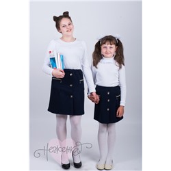 Школьная юбка ЮД 3 (темно-синий)