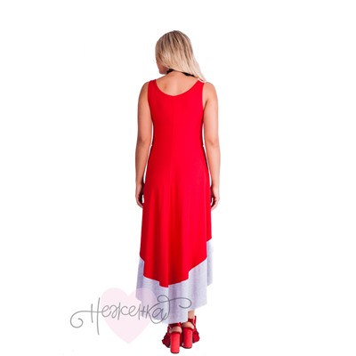 Платье П 394 (красный)