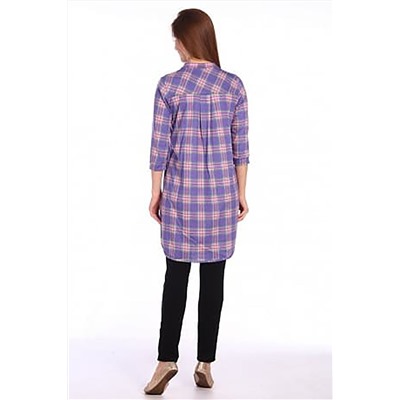 Платье-рубашка Бажена 4013 (Фиолетовый)